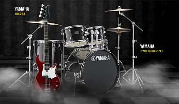 Новинки для ритм-секции от Yamaha: акустические барабаны RYDEEN и басы BB200!