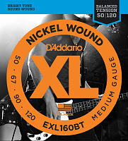 Струны для бас-гитары DAddario EXL160BT