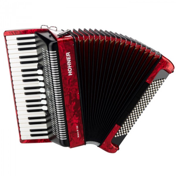 Аккордеон Hohner BRAVO III 120 A1683 красный