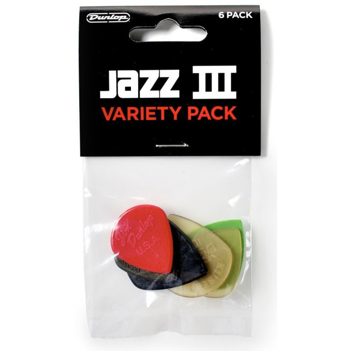 Набор медиаторов Dunlop PVP103 Jazz III Pick Variety Pack