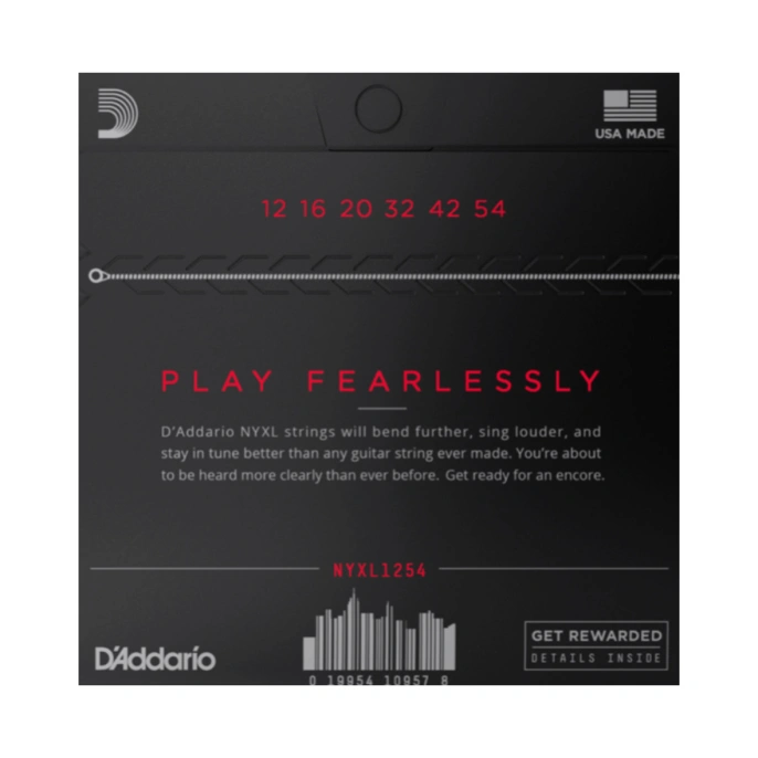 Струны для электрогитары D'Addario NYXL1254