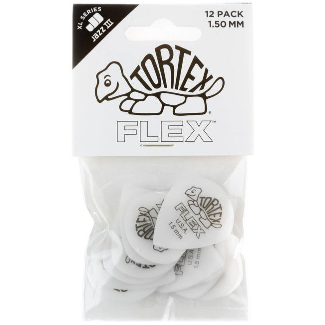 Набор медиаторов Dunlop 466P1.5 Tortex Flex Jazz III XL