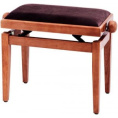 Банкетка для фортепиано Yew highgloss / brown seat GEWApure F900.558