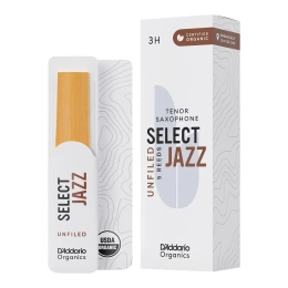 Трость для тенор-саксофона D'Addario ORRS05TSX3H Unfiled Organic Select Jazz 3H