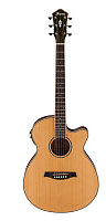 Электроакустическая гитара  Ibanez AEG15II-LG (A041360)