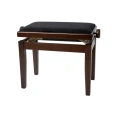 Банкетка для фортепиано Walnut matt / black seat Deluxe Gewa 130070
