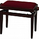 Банкетка для фортепиано Mahogany highgloss / dark red seat GEWApure F900.574