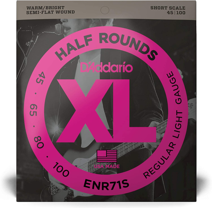 Струны для бас-гитары D'Addario ENR71S