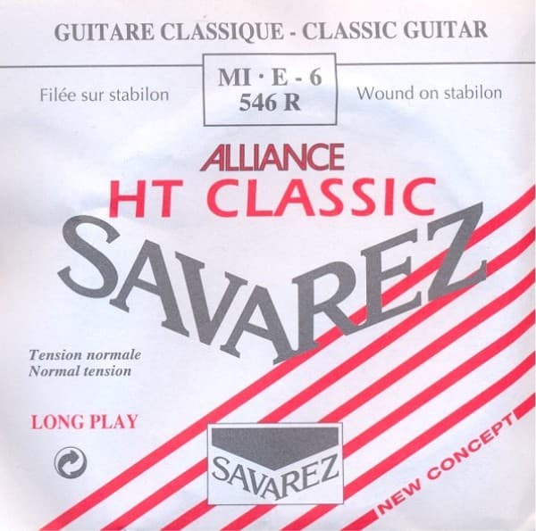 Струна для гитары E6 546R Savarez 655.916