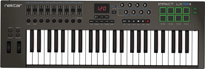 MIDI клавиатура Nektar Impact LX49+