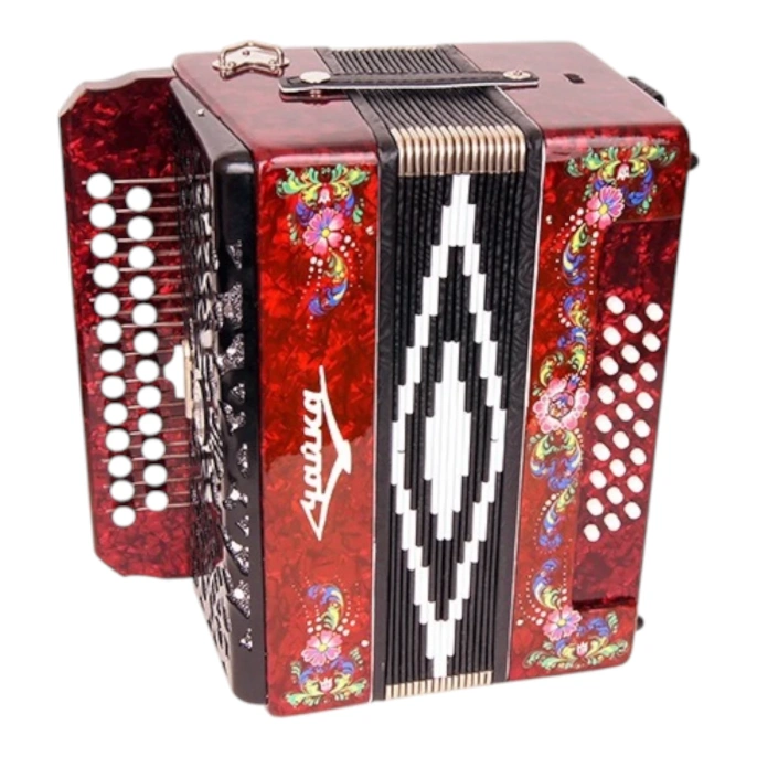 Гармонь Шуйская S5XL-A-RED 25х25-III-2