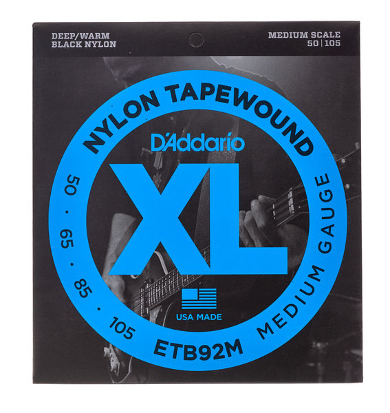 Струны для бас-гитары D'Addario ETB92M