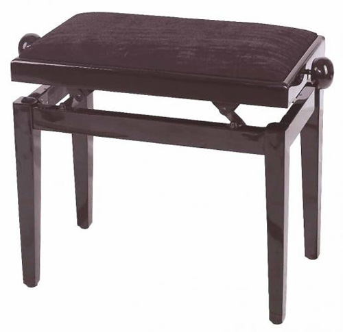 Банкетка для фортепиано Black highgloss / black seat GEWApure F900.560