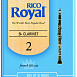 Трости для кларнета №2 Bb RICO RCB1020