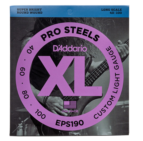 Струны для бас-гитары D'Addario EPS190