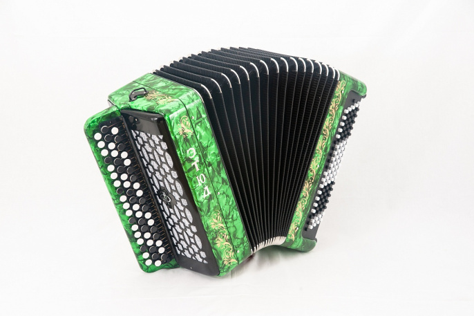 Баян ''Тула'' Этюд-205М2 55*100-II БН40(Зеленый)