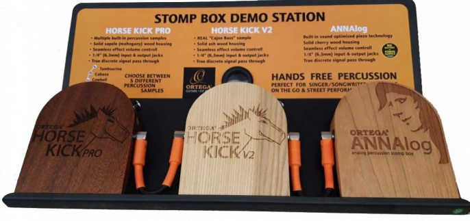 Педалборд с тремя стомпбоксами Ortega STB-DEMO-EQ