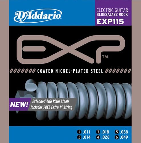 Струны для электрогитары  DAddario EXP115