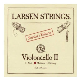 Струна для виолончели D, 4/4 , хромированая сталь,  Larsen, Soloist's edition 639424