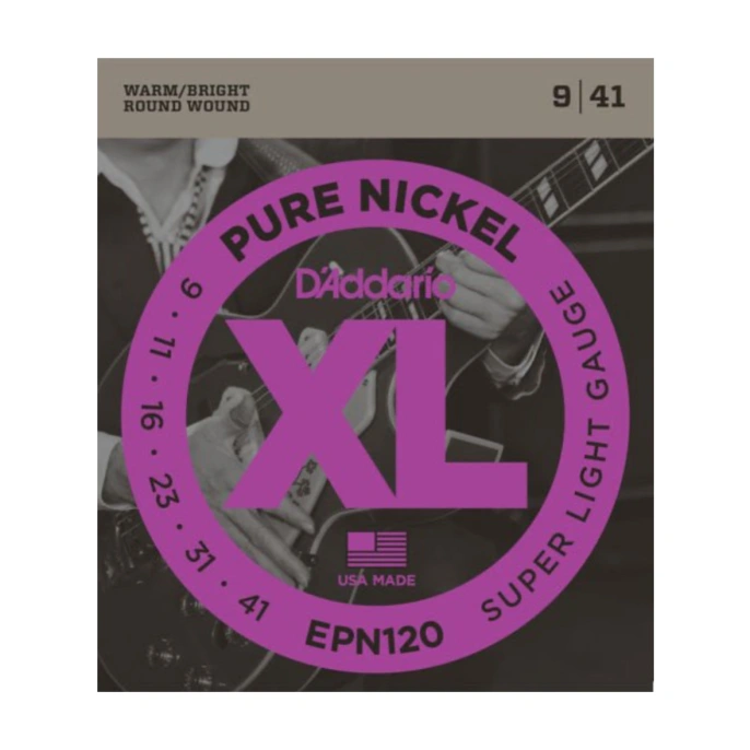 Струны для электрогитары D'Addario EPN120 9-41