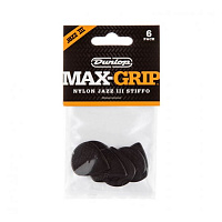 Набор медиаторов Dunlop 471P3S Max Grip Carbon Jazz III 1.38