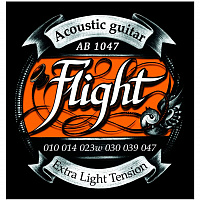 Струны для акустической гитары Flight AB1047 Extra Light