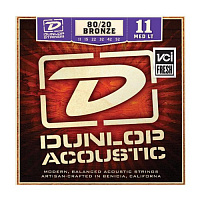 Струны для акустической гитары Dunlop DAB1152 AG-BRS MED LGHT-6/SET