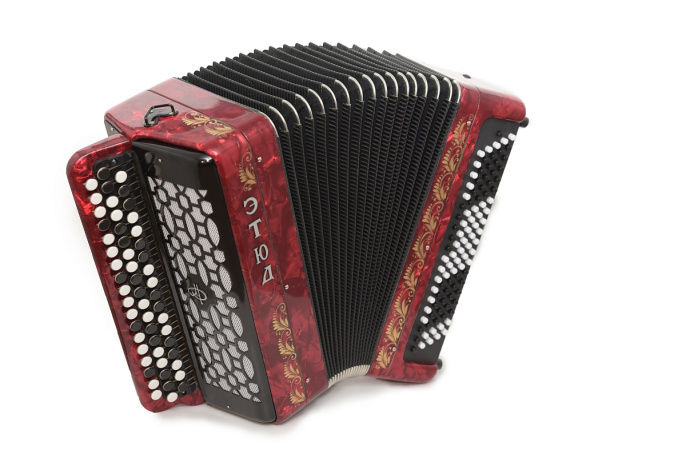 Баян ''Тула'' Этюд-205М2 55*100-II БН40(Красный)