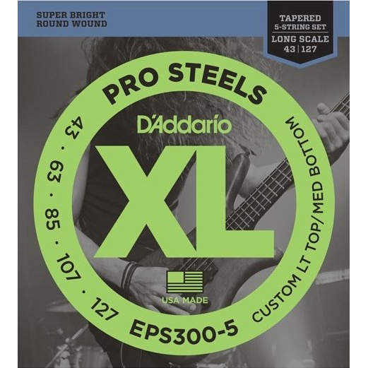 Струны для бас-гитары D'Addario EPS300-5