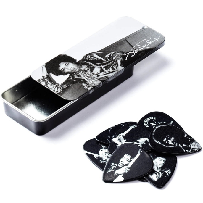 Набор медиаторов Dunlop JHPT05H Jimi Hendrix Silver Portrait