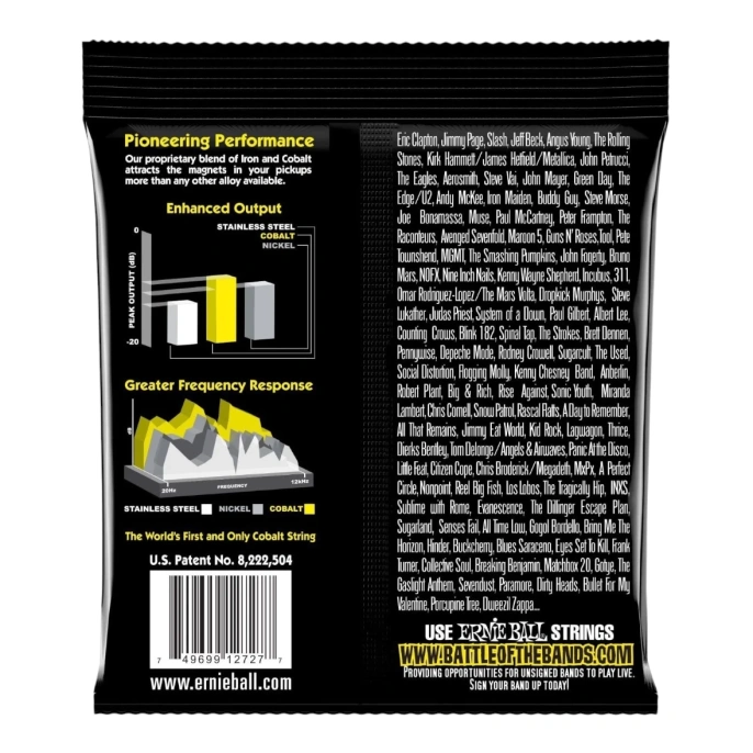 Струны для электрогитар Ernie Ball 2727 11-54