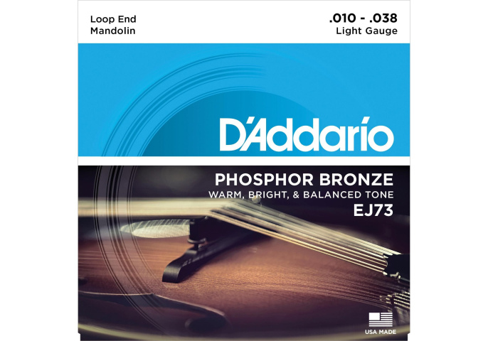 Струны для мандолины d`Addario EJ73