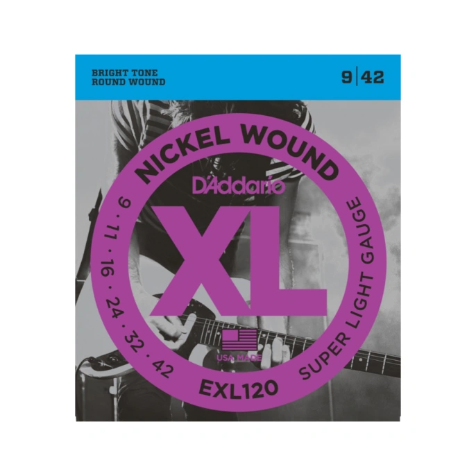 Струны для электрогитары D'Addario EXL120 9-42