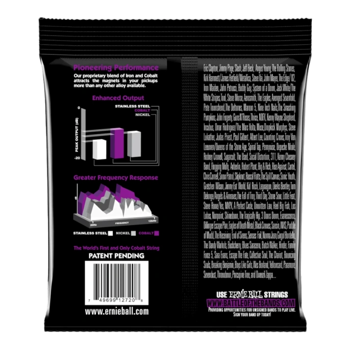 Струны для электрогитары Ernie Ball 2729 11-58