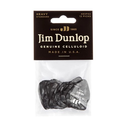 Набор медиаторов DUNLOP 483P02HV Genuine Celluloid