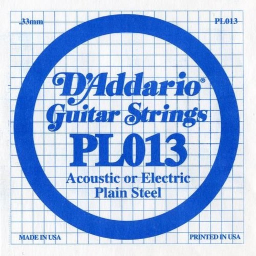 Струна для гитары DAddario PL013