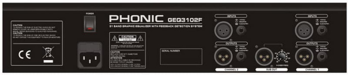 Эквалайзер Phonic GEQ310F