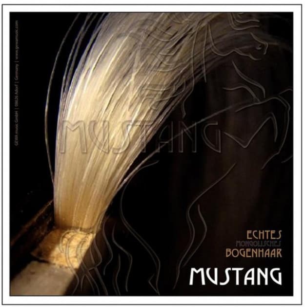 Волос для смычка  Gewa Mustang 450.926