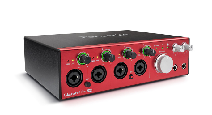 Аудиоинтерфейс Focusrite Clarett 4Pre USB