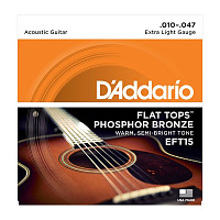 Струны для гитары  DAddario EFT15