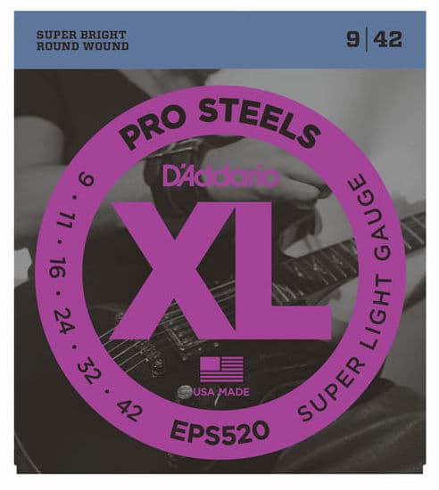 Струны для электрогитары D'Addario EPS520 9-42