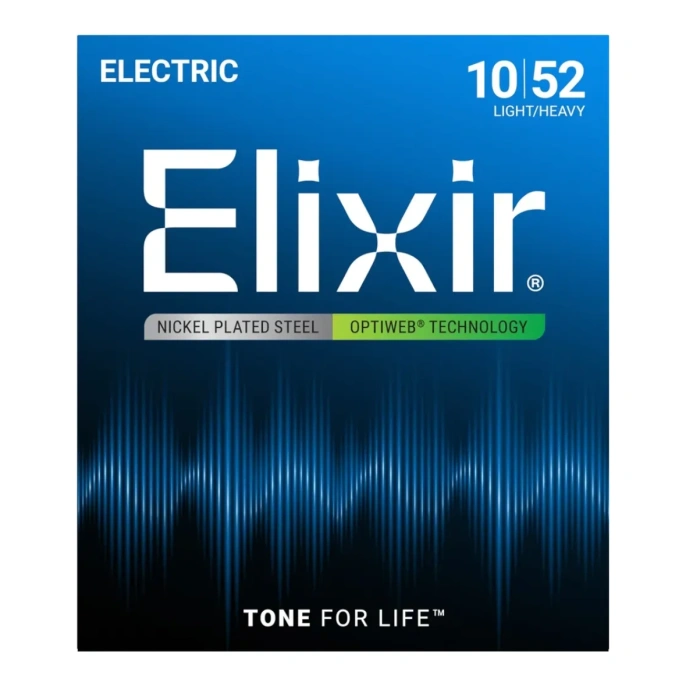 Струны для электрогитары Elixir 19077 OPTIWEB Light/Heavy