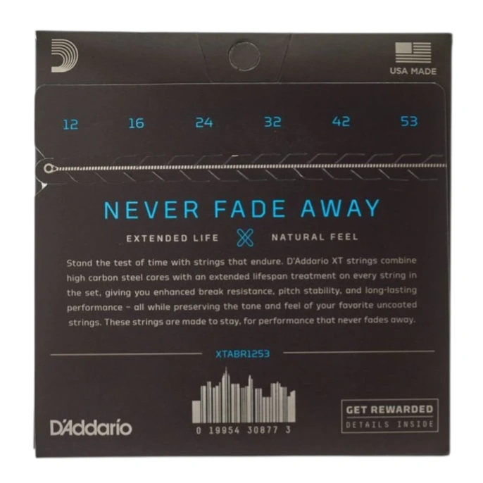 Струны для акустической гитары D"Addario XTABR1253