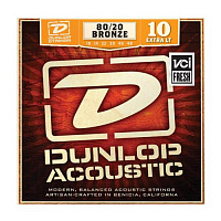 Струны для гитары Dunlop  DAB1048 AG-BRS XTRA LGHT-6/SET