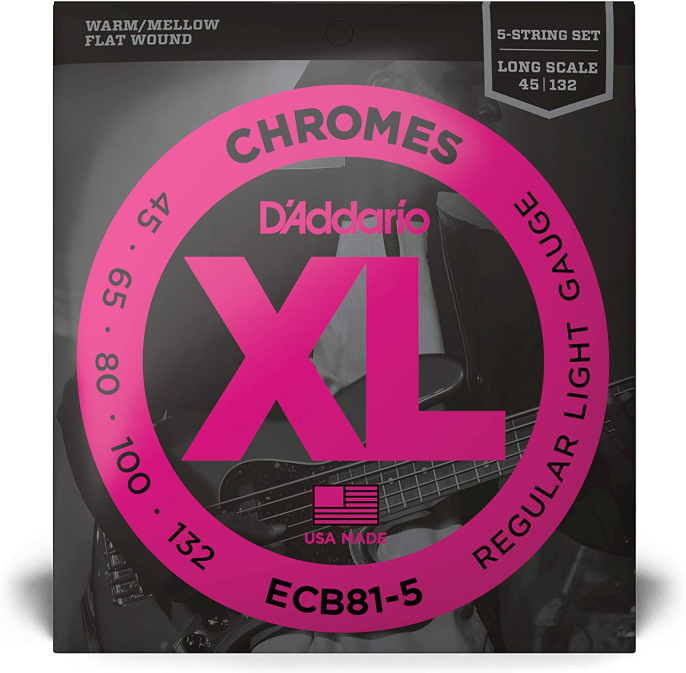 Струны для бас-гитары D’Addario ECB81-5
