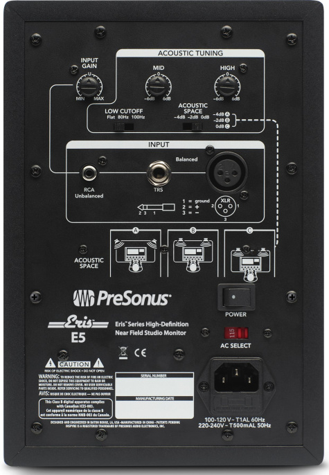 Монитор студийный Presonus Eris E5 5.25''