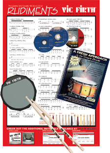 Тренировочный пэд  Vic Firth Fresh Approach Starter Pack FASP