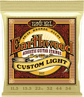 Струны для акустической гитары Ernie ball 2007 Earthwood 11.5-54