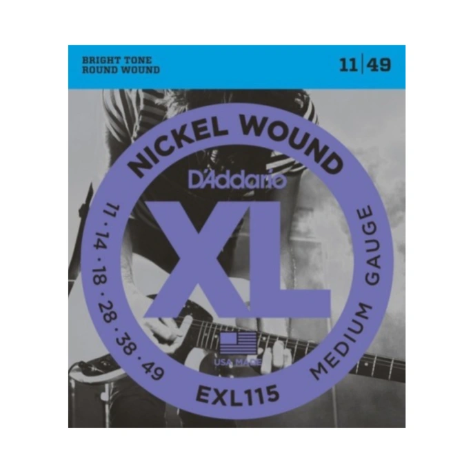 Струны для электрогитары D'Addario EXL115 11-49