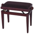 Банкетка для фортепиано Walnut matt / brown seat GEWApure F900.565